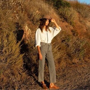 Jesse Kamm Patchfront Handy Andy Pants in Smokey Grey